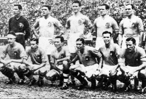 Equipo italiano campeón del mundo en 1934
